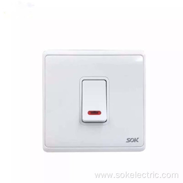 push switch double pole 45A White light switch